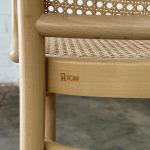 Ton811 cane arm chairs