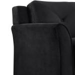 Lifestyle Solutions - Hartford Sofa Upholstered Microfiber Curved Arms - Black