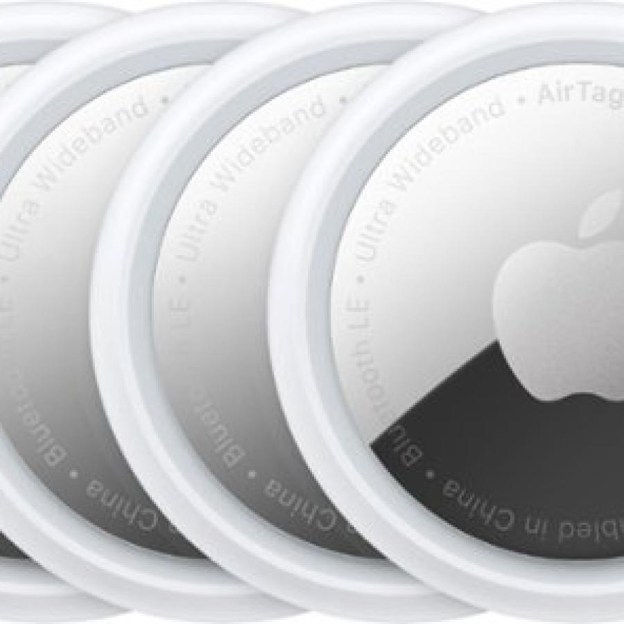 Apple - AirTag (4-Pack) - Silver